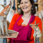 Anna-Mercedes Wear in her studio 2018